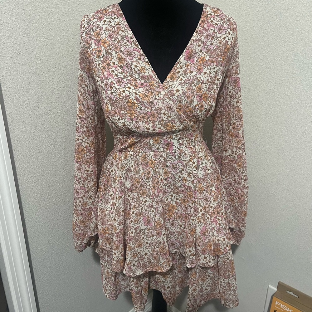 Floral Long Sleeve Dress